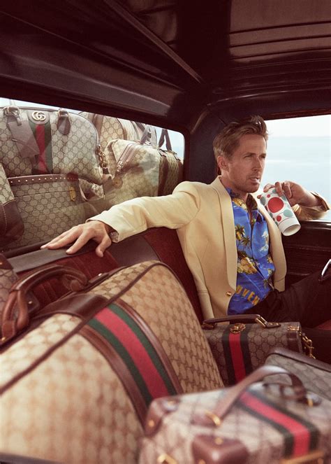 ryan gosling for gucci valigeria|ryan gosling personality.